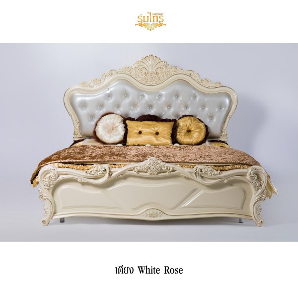 เตียงนอนหลุยส์ White Rose