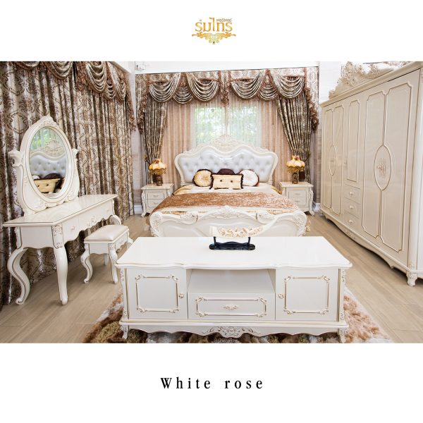 ชุดห้องนอนหลุยส์ White Rose