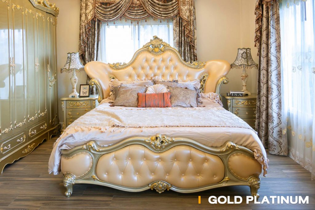 ชุดห้องนอนหลุยส์ Gold Platinum